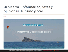 Tablet Screenshot of benidormclick.com
